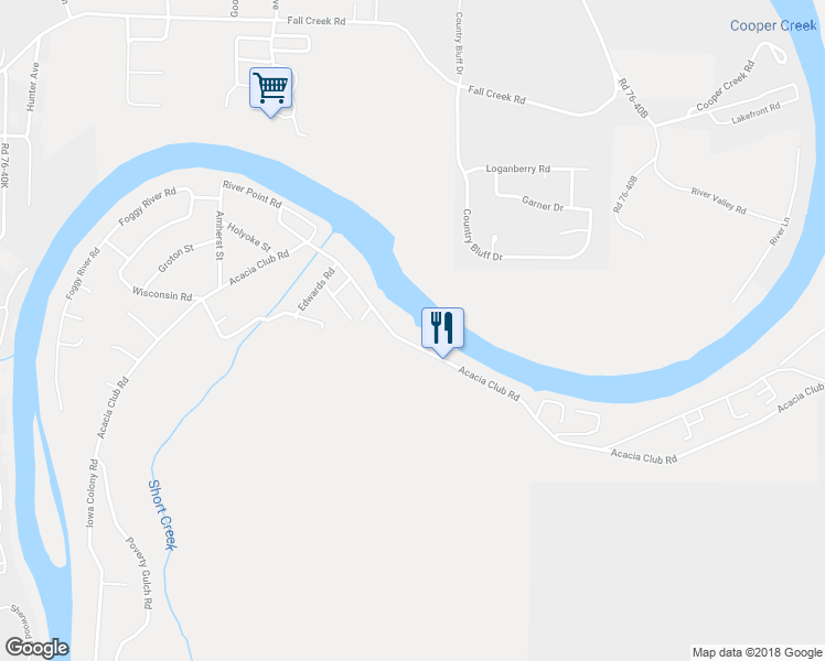 map of restaurants, bars, coffee shops, grocery stores, and more near 1558 Acacia Club Road in Hollister