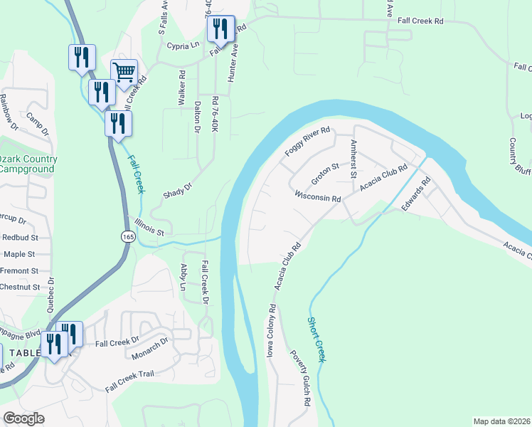 map of restaurants, bars, coffee shops, grocery stores, and more near 132 Misty Mountain in Hollister