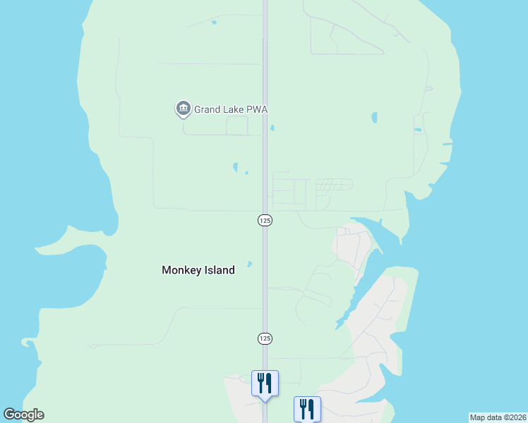 map of restaurants, bars, coffee shops, grocery stores, and more near 55999 East 280 Road in Afton