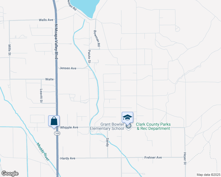 map of restaurants, bars, coffee shops, grocery stores, and more near 1564 Paintbrush Way in Moapa Valley