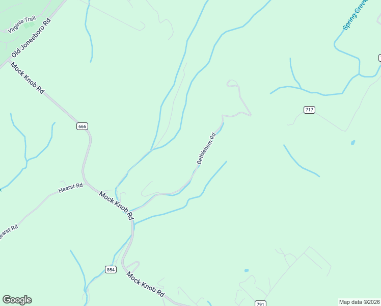 map of restaurants, bars, coffee shops, grocery stores, and more near 16256 Bethlehem Road in Bristol