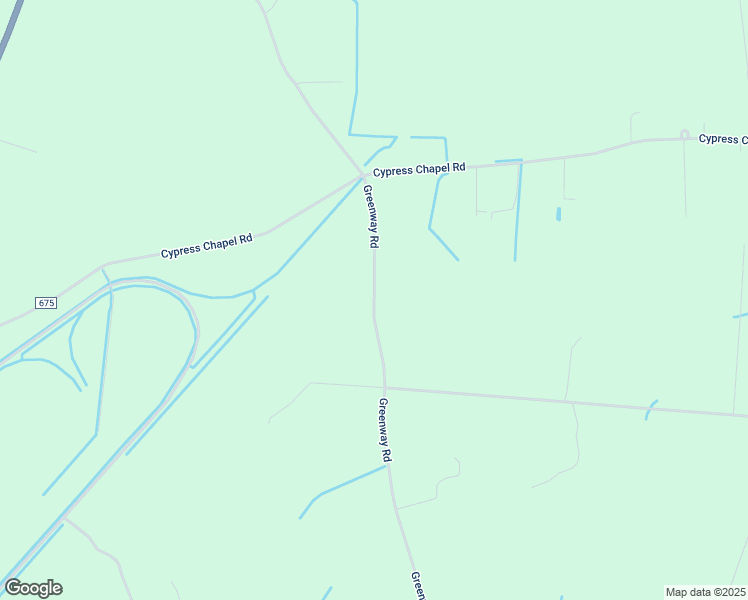 map of restaurants, bars, coffee shops, grocery stores, and more near County Road 673 in Suffolk