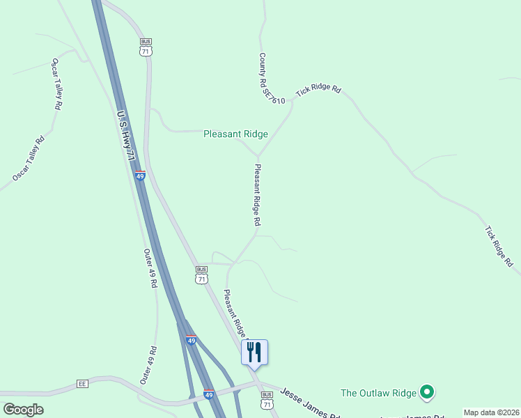 map of restaurants, bars, coffee shops, grocery stores, and more near 110-880 Tick Ridge in Anderson