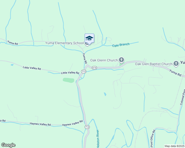 map of restaurants, bars, coffee shops, grocery stores, and more near 3663 Yuma Road in Gate City