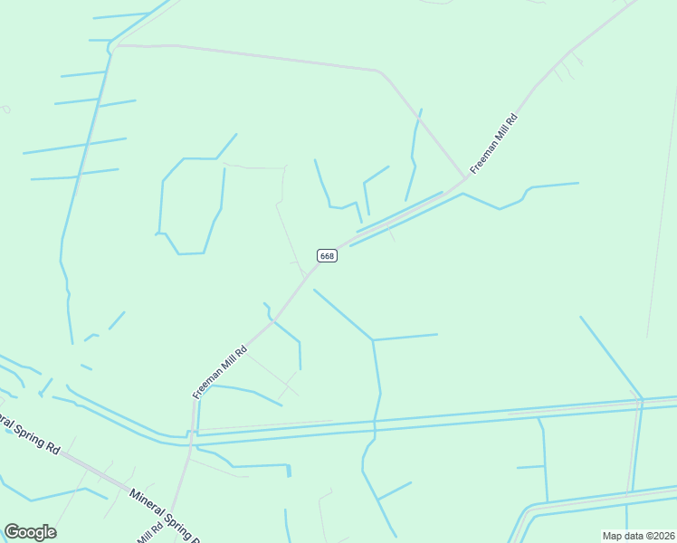 map of restaurants, bars, coffee shops, grocery stores, and more near 921 Freeman Mill Road in Suffolk