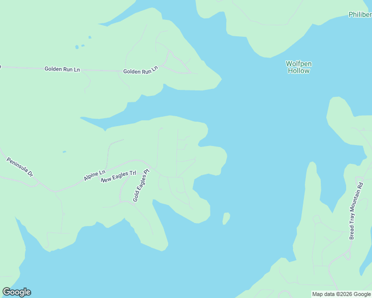 map of restaurants, bars, coffee shops, grocery stores, and more near 39-52 in Shell Knob