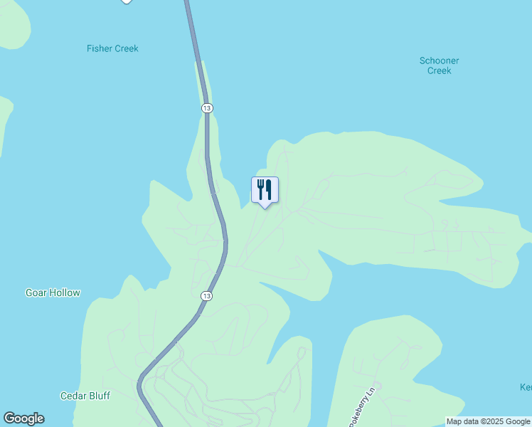 165 South Port Lane, Kimberling City MO Walk Score