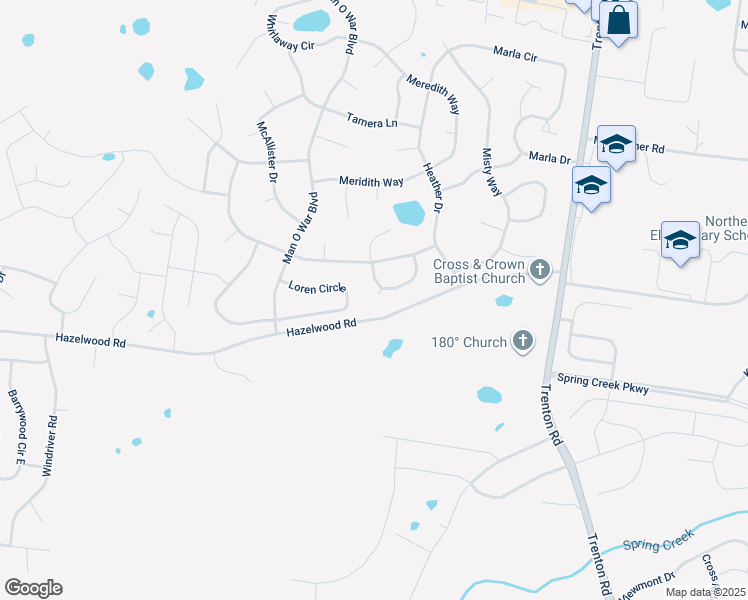 map of restaurants, bars, coffee shops, grocery stores, and more near 3723 Lavender Court in Clarksville