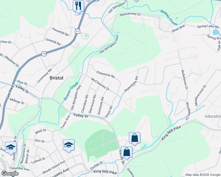 map of restaurants, bars, coffee shops, grocery stores, and more near in Bristol