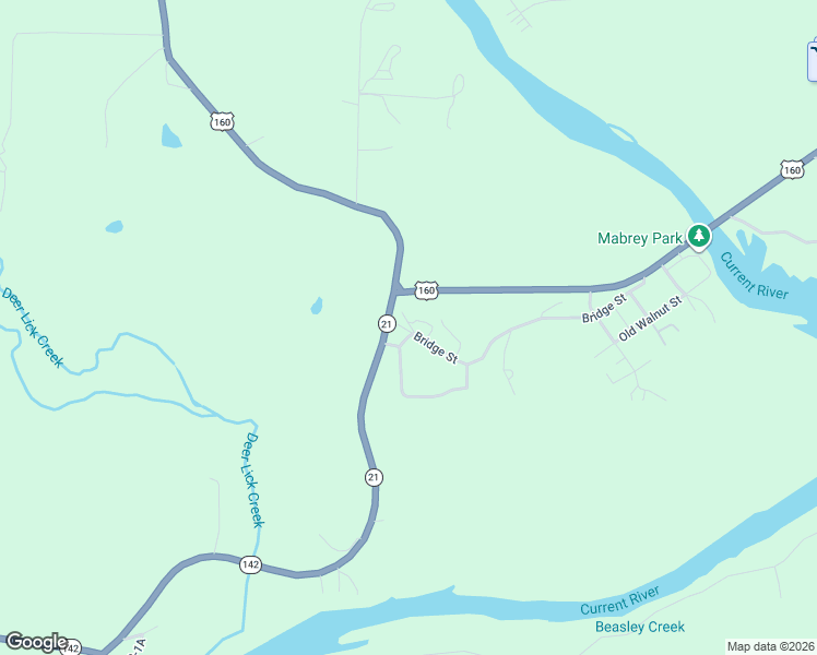 map of restaurants, bars, coffee shops, grocery stores, and more near 92 Missouri 21 in Doniphan