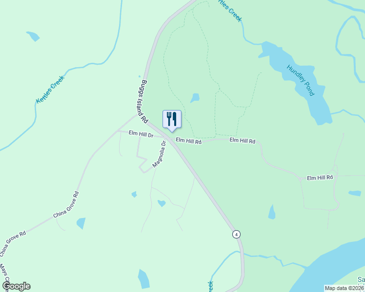 map of restaurants, bars, coffee shops, grocery stores, and more near 6054-6284 Buggs Island Road in Boydton