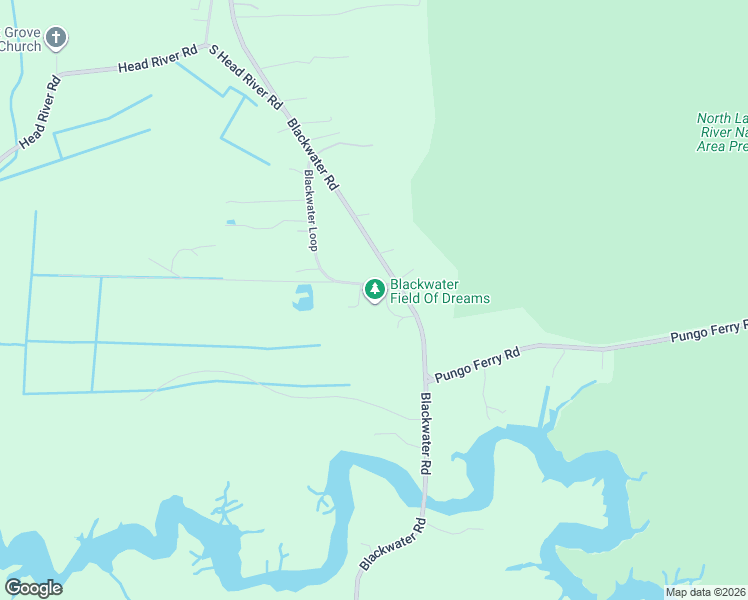 map of restaurants, bars, coffee shops, grocery stores, and more near 5409 Blackwater Road in Virginia Beach