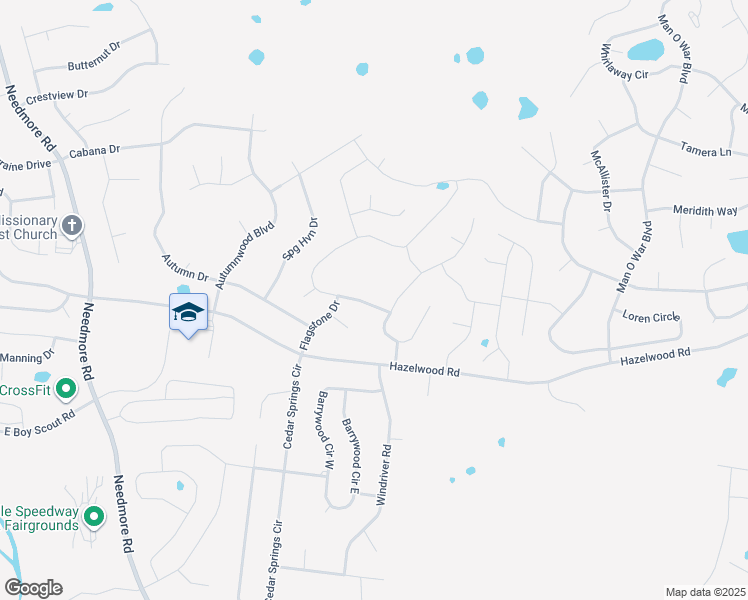 map of restaurants, bars, coffee shops, grocery stores, and more near 1257 Apple Blossom Court in Clarksville