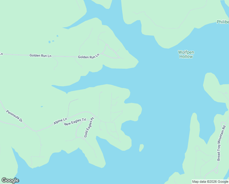 map of restaurants, bars, coffee shops, grocery stores, and more near 230 Temple Lane in Shell Knob