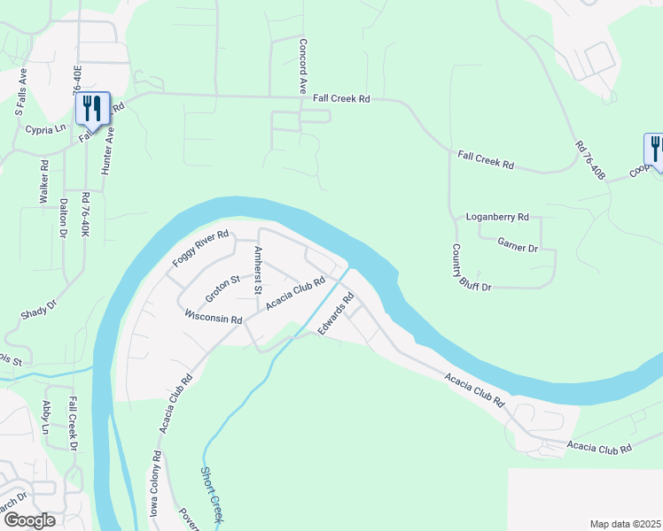map of restaurants, bars, coffee shops, grocery stores, and more near 123 River Point Road in Hollister
