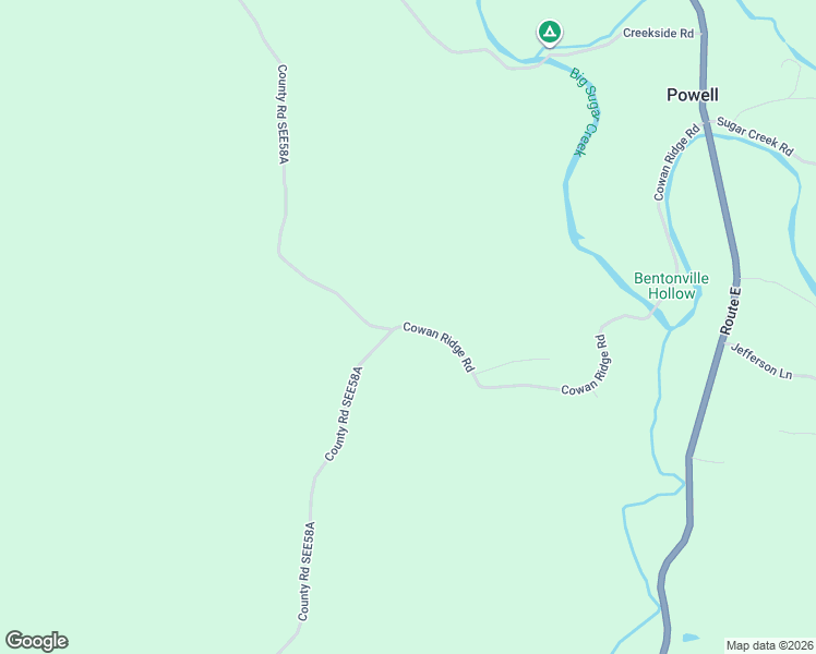 map of restaurants, bars, coffee shops, grocery stores, and more near 1877 Cowan Ridge Road in Powell