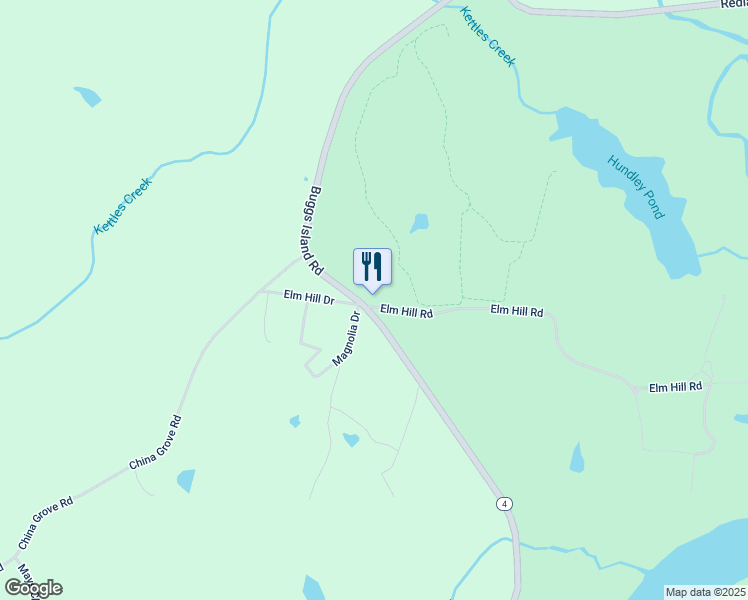 map of restaurants, bars, coffee shops, grocery stores, and more near 6288 Buggs Island Road in Boydton