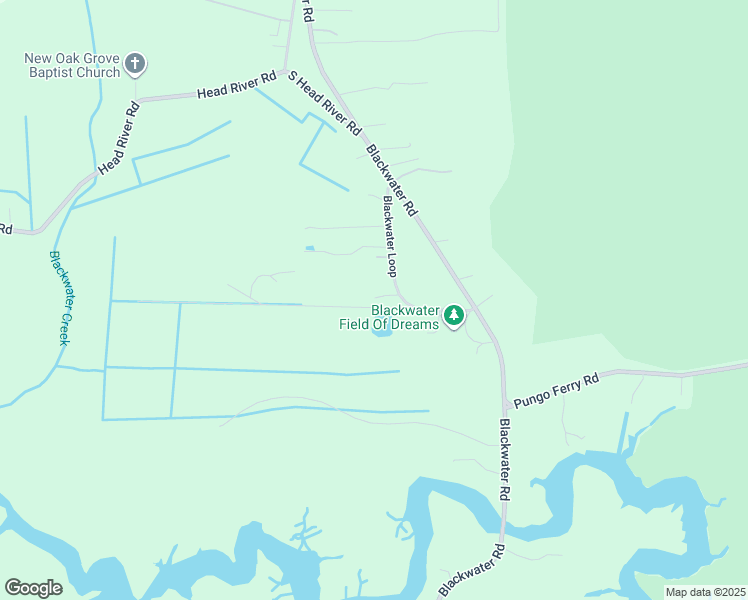 map of restaurants, bars, coffee shops, grocery stores, and more near 5373 Blackwater Loop in Virginia Beach