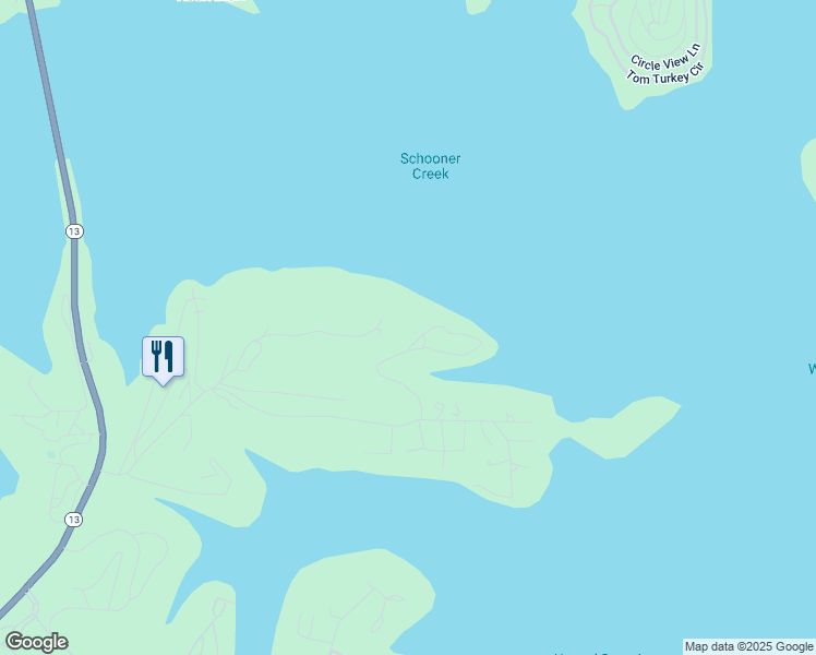 map of restaurants, bars, coffee shops, grocery stores, and more near E in Kimberling City