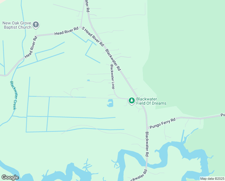 map of restaurants, bars, coffee shops, grocery stores, and more near 5365 Blackwater Loop in Virginia Beach