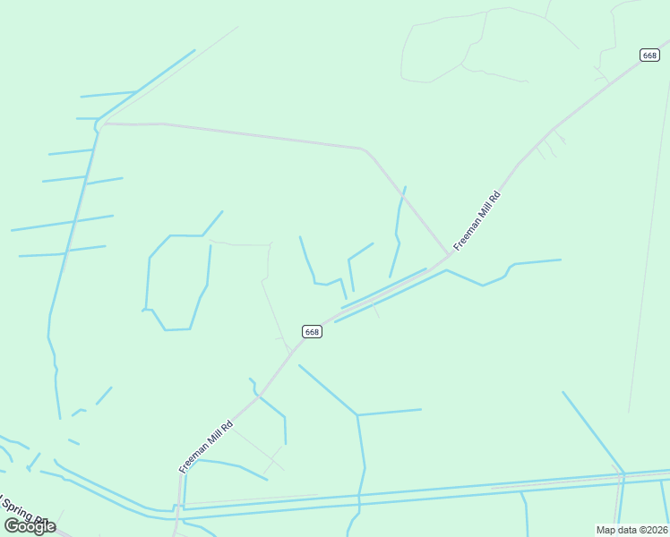map of restaurants, bars, coffee shops, grocery stores, and more near 926 Freeman Mill Road in Suffolk