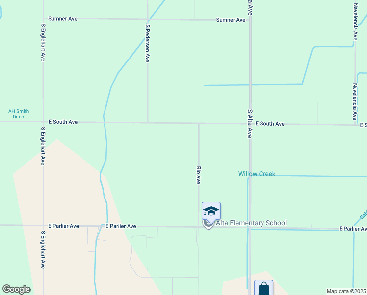 map of restaurants, bars, coffee shops, grocery stores, and more near 8053 Rio Ave in Reedley