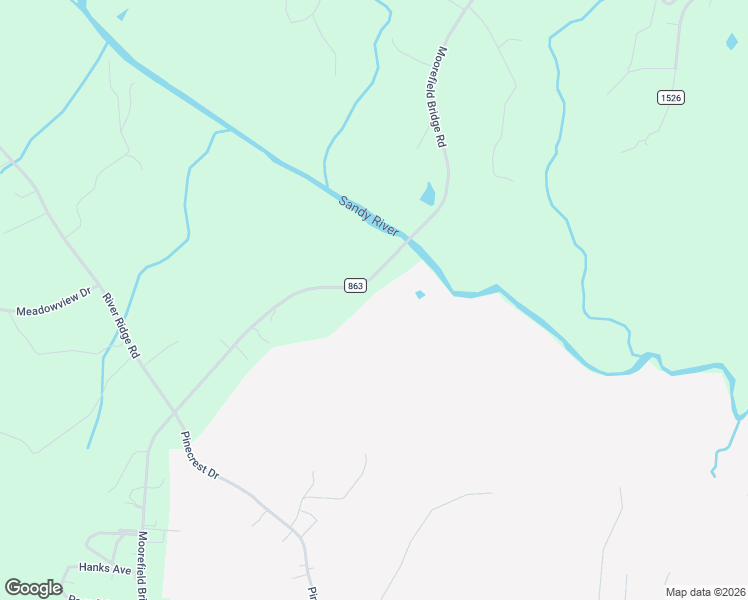 map of restaurants, bars, coffee shops, grocery stores, and more near 2025 Moorefield Bridge Road in Danville