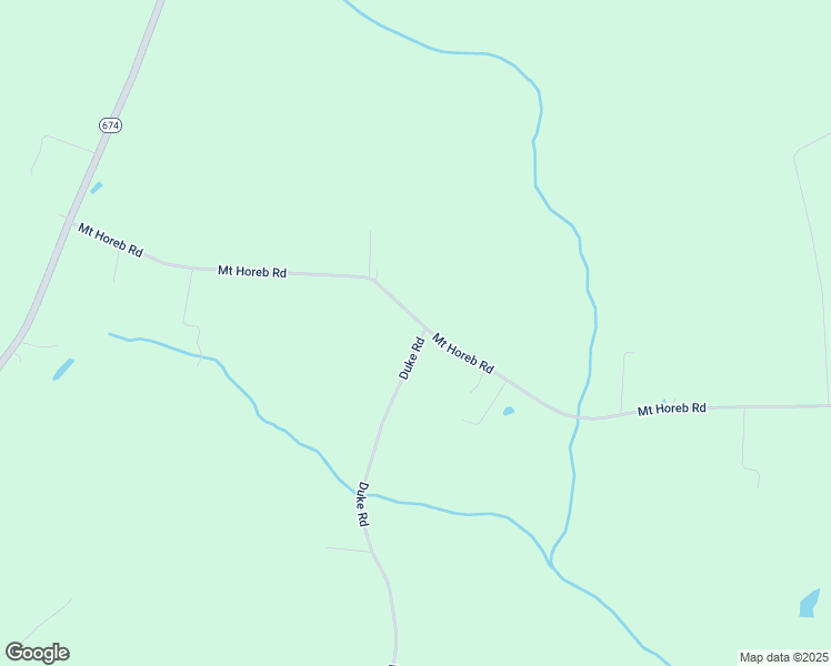 map of restaurants, bars, coffee shops, grocery stores, and more near 25296 Mount Horeb Road in Newsoms