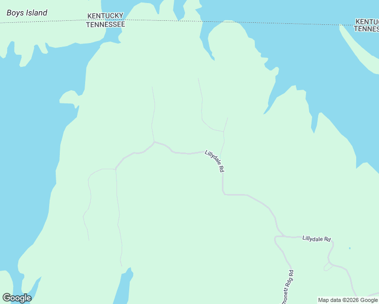 map of restaurants, bars, coffee shops, grocery stores, and more near 7380 Lillydale Road in Byrdstown