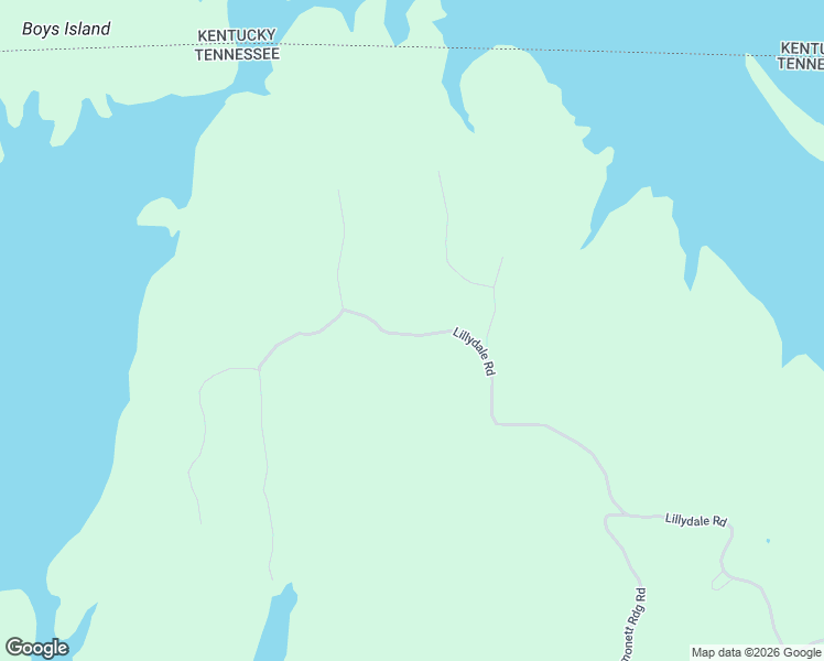 map of restaurants, bars, coffee shops, grocery stores, and more near 7380 Lillydale Road in Byrdstown