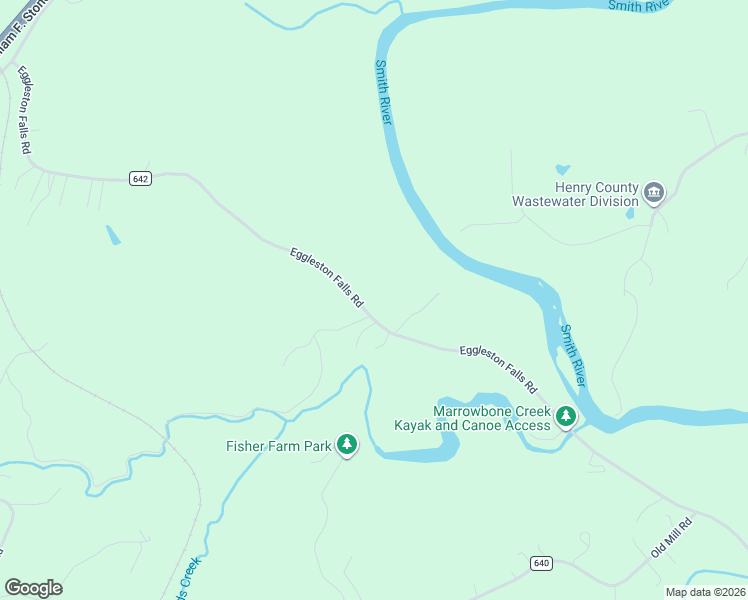 map of restaurants, bars, coffee shops, grocery stores, and more near 1511 Eggleston Falls Road in Ridgeway