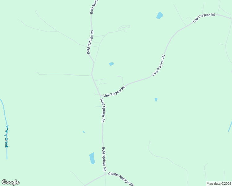 map of restaurants, bars, coffee shops, grocery stores, and more near 3025 Link Puryear Road in South Boston