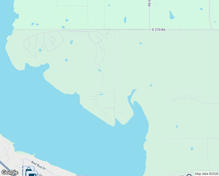 map of restaurants, bars, coffee shops, grocery stores, and more near 27505 South 614 Road in Grove