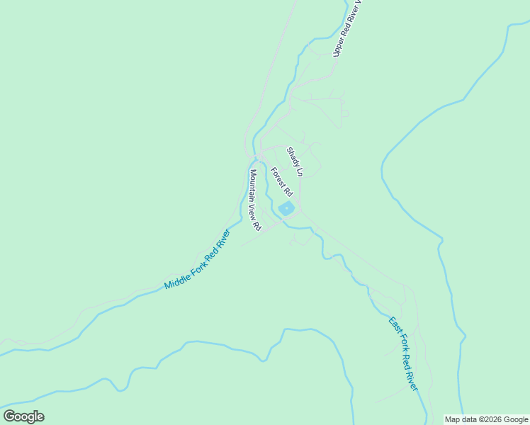 map of restaurants, bars, coffee shops, grocery stores, and more near Mountain View Road in Taos Ski Valley