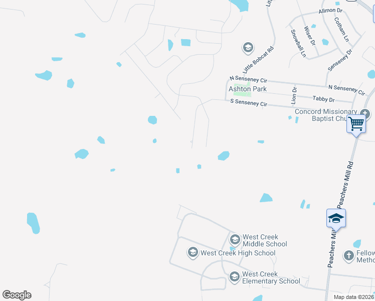 map of restaurants, bars, coffee shops, grocery stores, and more near 3330 South Senseney Circle in Clarksville