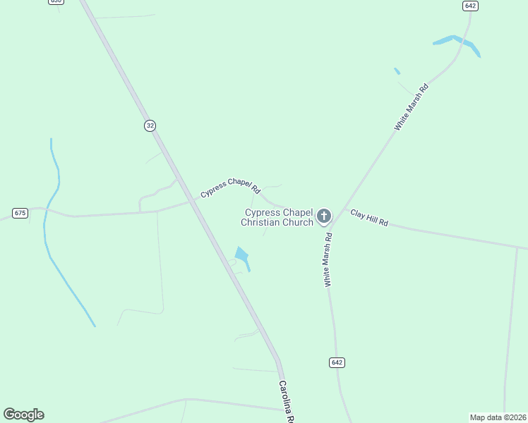 map of restaurants, bars, coffee shops, grocery stores, and more near 1833 County Road 675 in Suffolk