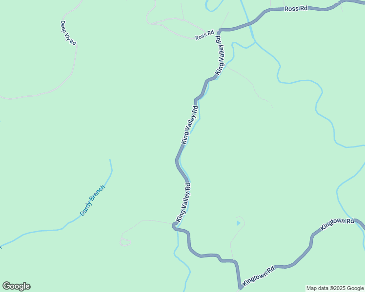 map of restaurants, bars, coffee shops, grocery stores, and more near King Valley Road in McCreary County