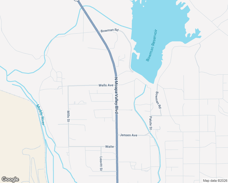 map of restaurants, bars, coffee shops, grocery stores, and more near 4320 Alfalfa Field Street in Moapa Valley