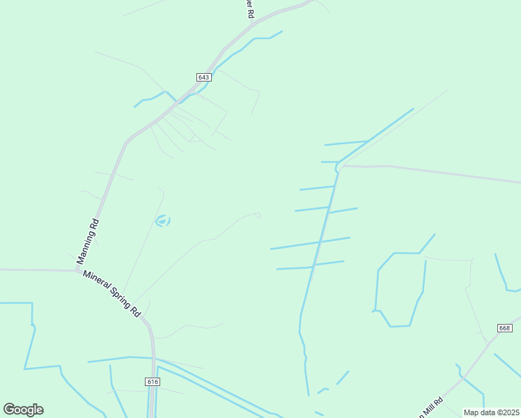 map of restaurants, bars, coffee shops, grocery stores, and more near 5833 Mineral Spring Road in Suffolk