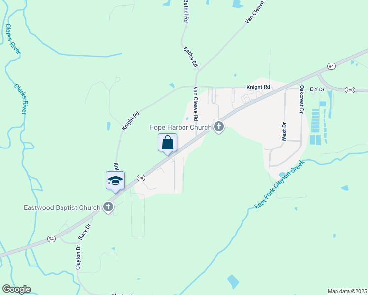 map of restaurants, bars, coffee shops, grocery stores, and more near 1 Garland Lane in Murray