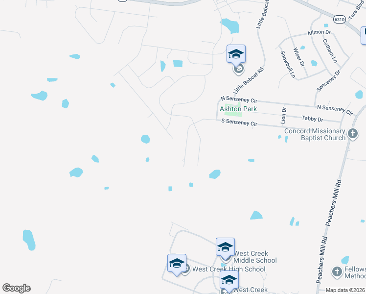 map of restaurants, bars, coffee shops, grocery stores, and more near 3325 South Senseney Circle in Clarksville
