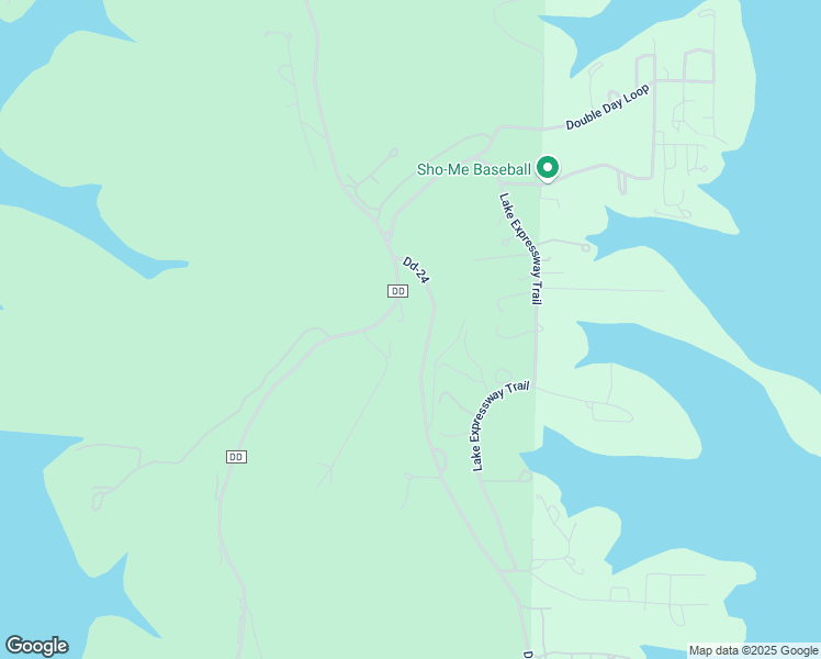 map of restaurants, bars, coffee shops, grocery stores, and more near 86 Eagle Ridge Lane in Branson West