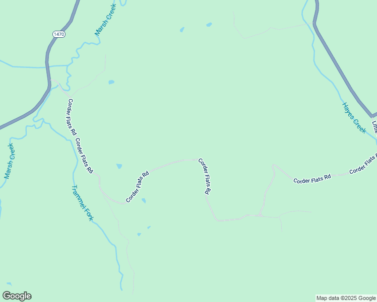 map of restaurants, bars, coffee shops, grocery stores, and more near 931 Corder Flats Road in Strunk