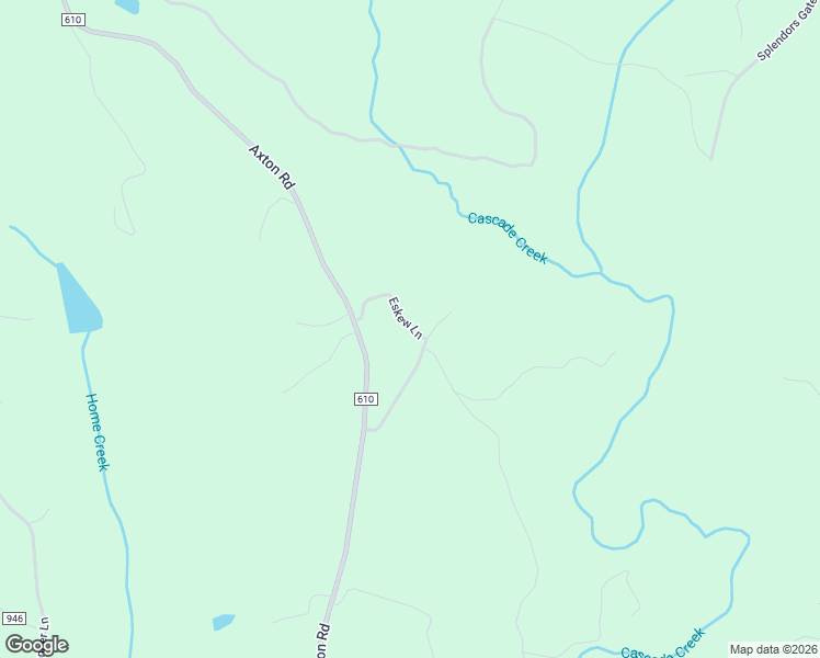 map of restaurants, bars, coffee shops, grocery stores, and more near 188 Eskew Lane in Axton