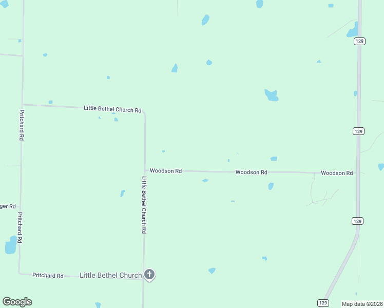 map of restaurants, bars, coffee shops, grocery stores, and more near 580 Woodson Road in Wingo
