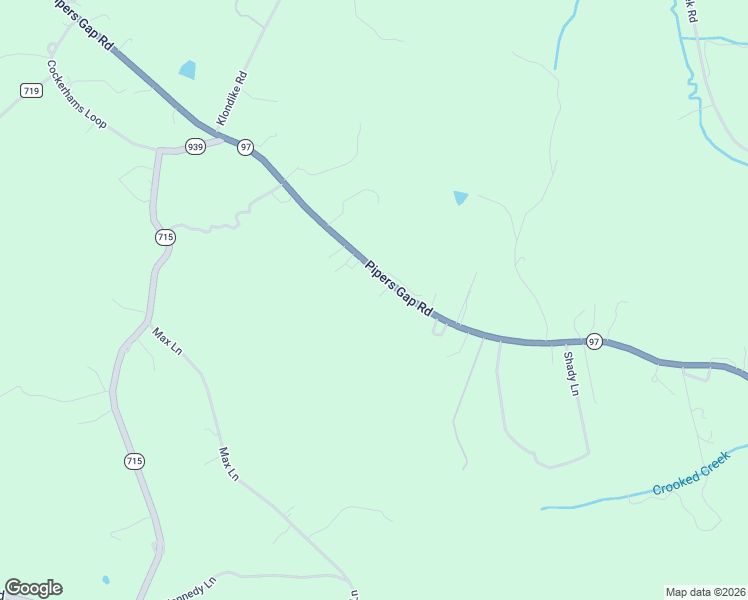 map of restaurants, bars, coffee shops, grocery stores, and more near 6958 Pipers Gap Road in Galax