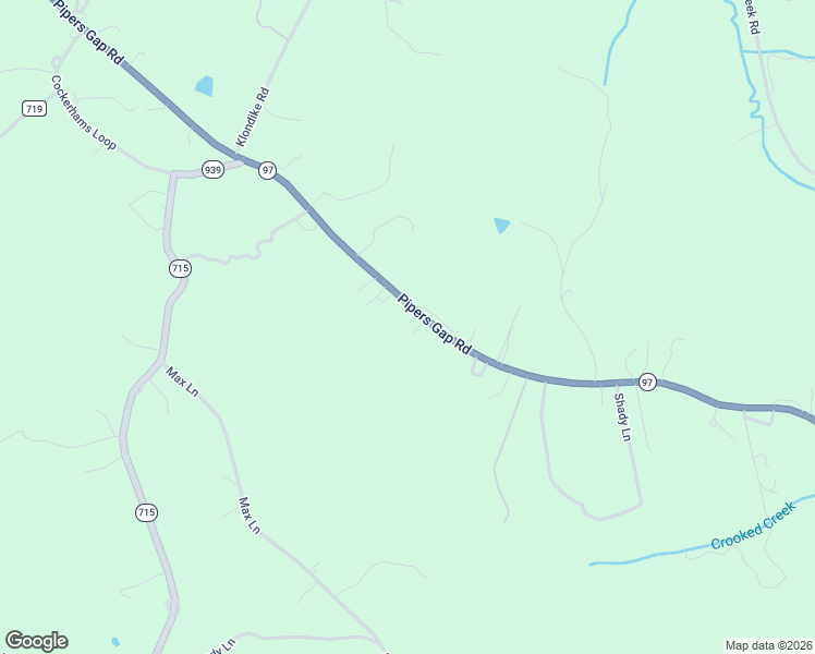 map of restaurants, bars, coffee shops, grocery stores, and more near 6958 Pipers Gap Road in Galax