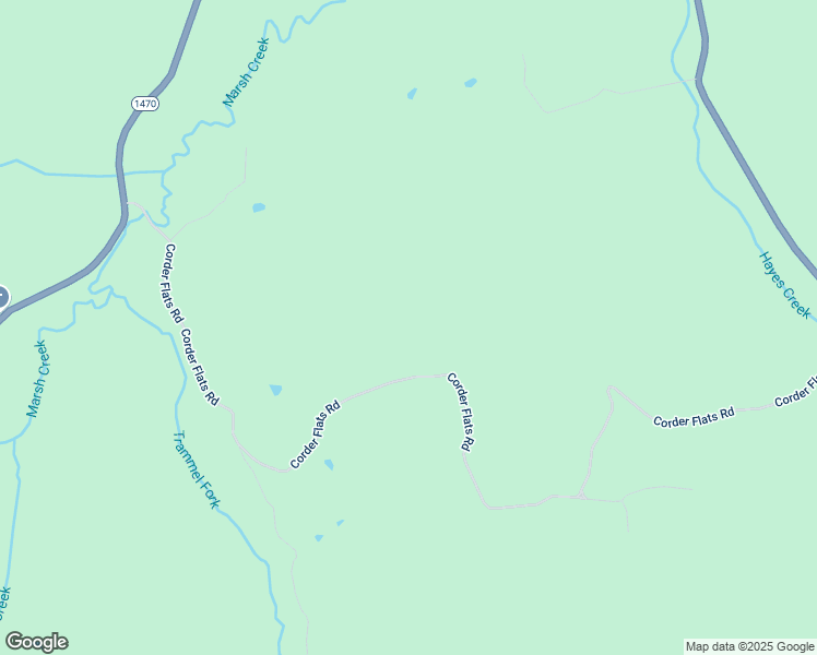 map of restaurants, bars, coffee shops, grocery stores, and more near 931 Corder Flats Road in Strunk