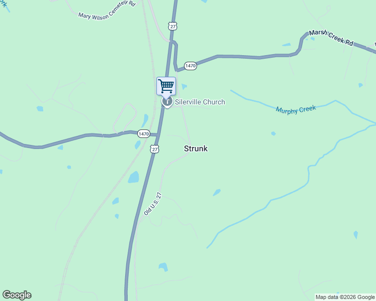 map of restaurants, bars, coffee shops, grocery stores, and more near in Strunk