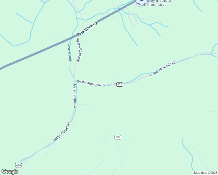 map of restaurants, bars, coffee shops, grocery stores, and more near 4194 Walker Mountain Road in Bristol